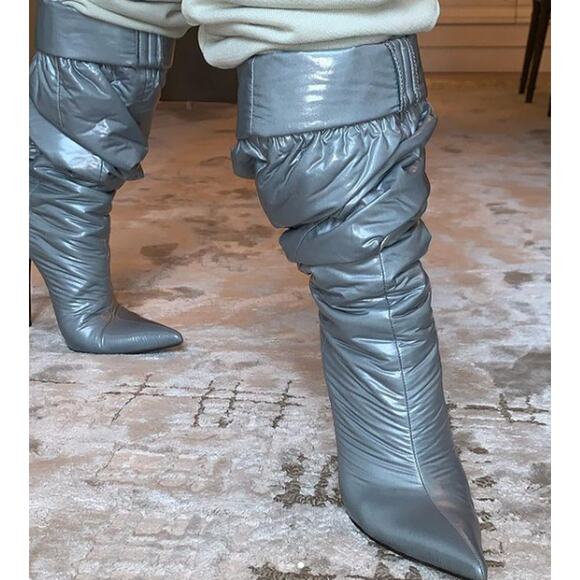 FENTY Puffer Cuffed Synthetic Boots - Picture 16 of 16